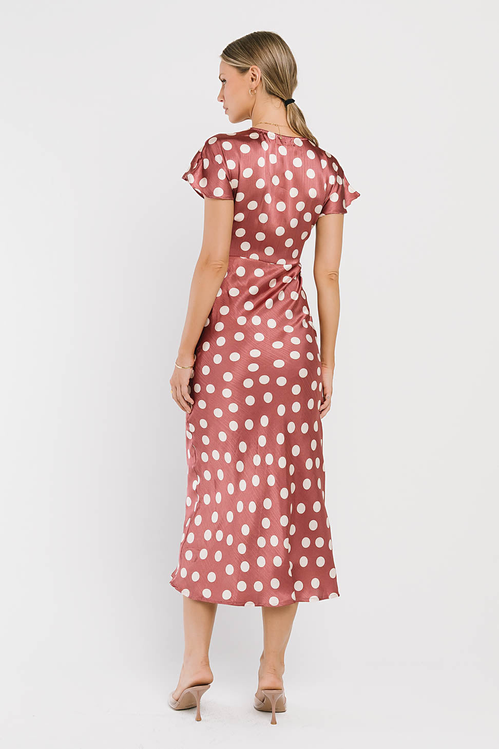 Nora Polka Dot Maxi Dress