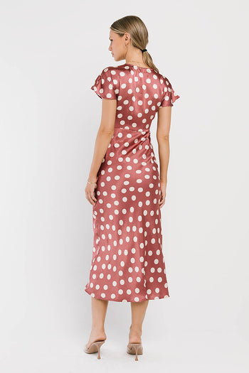 Nora Polka Dot Maxi Dress