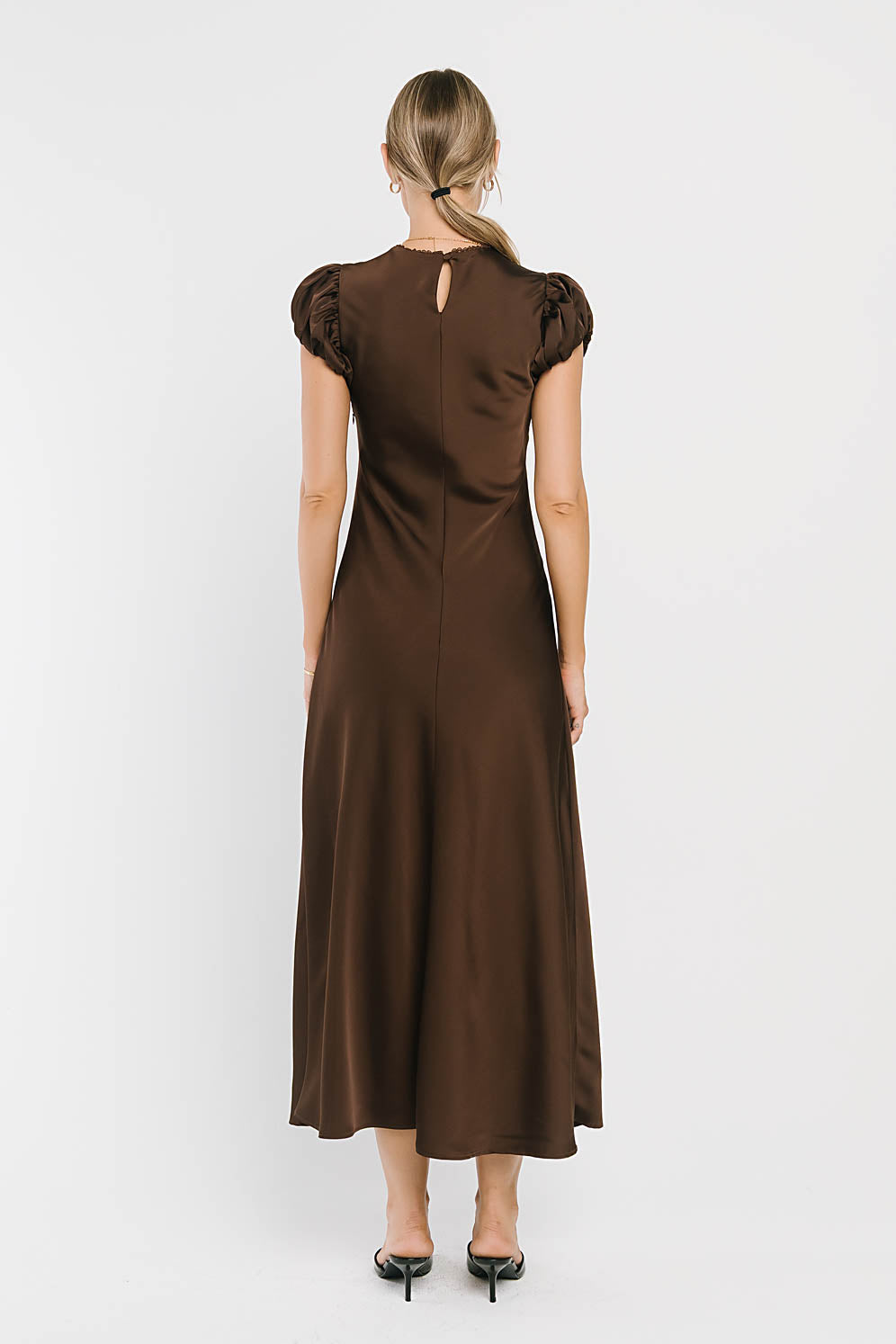 Ellianna Maxi Dress in Dark Brown