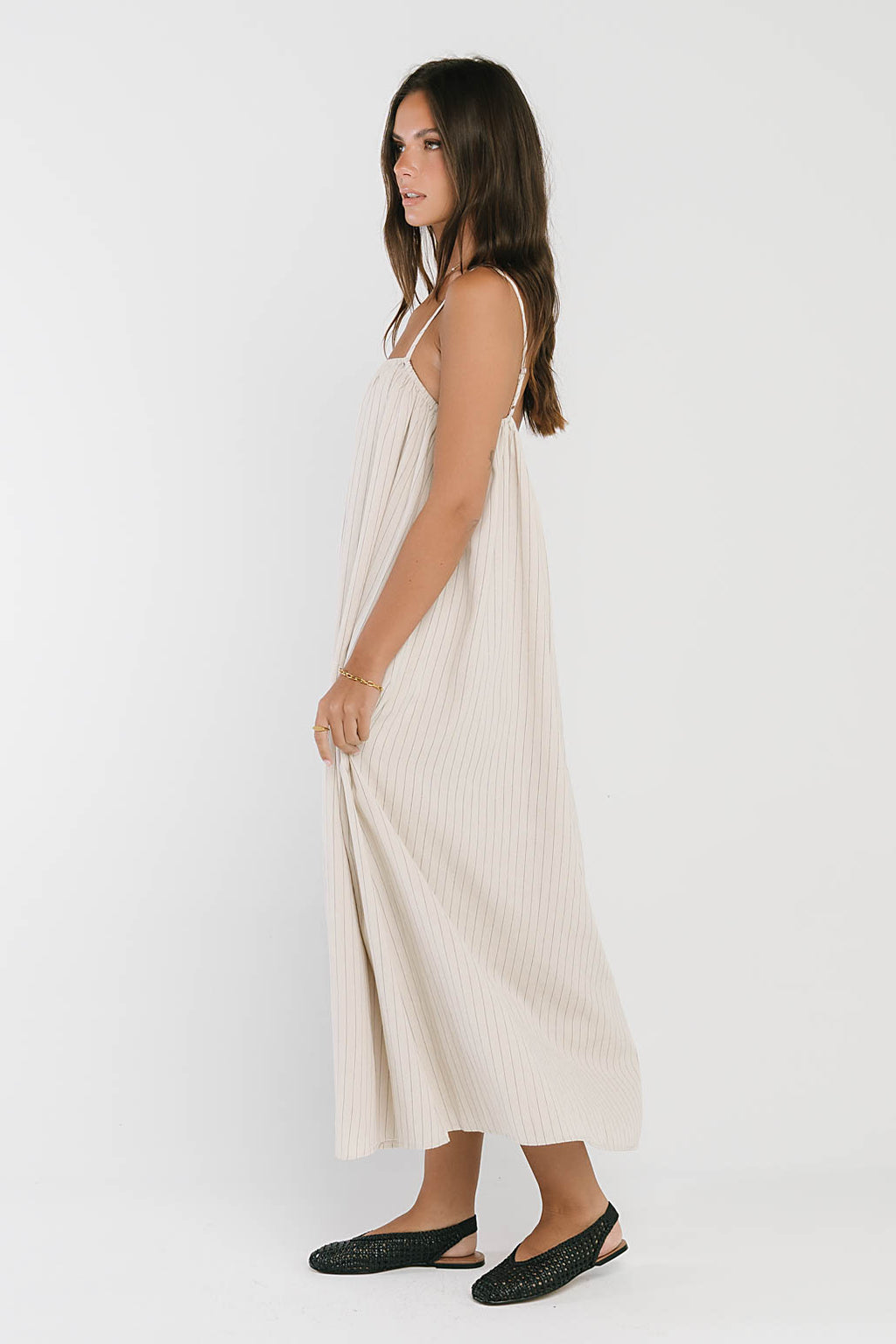 Lorraine Linen Maxi Dress