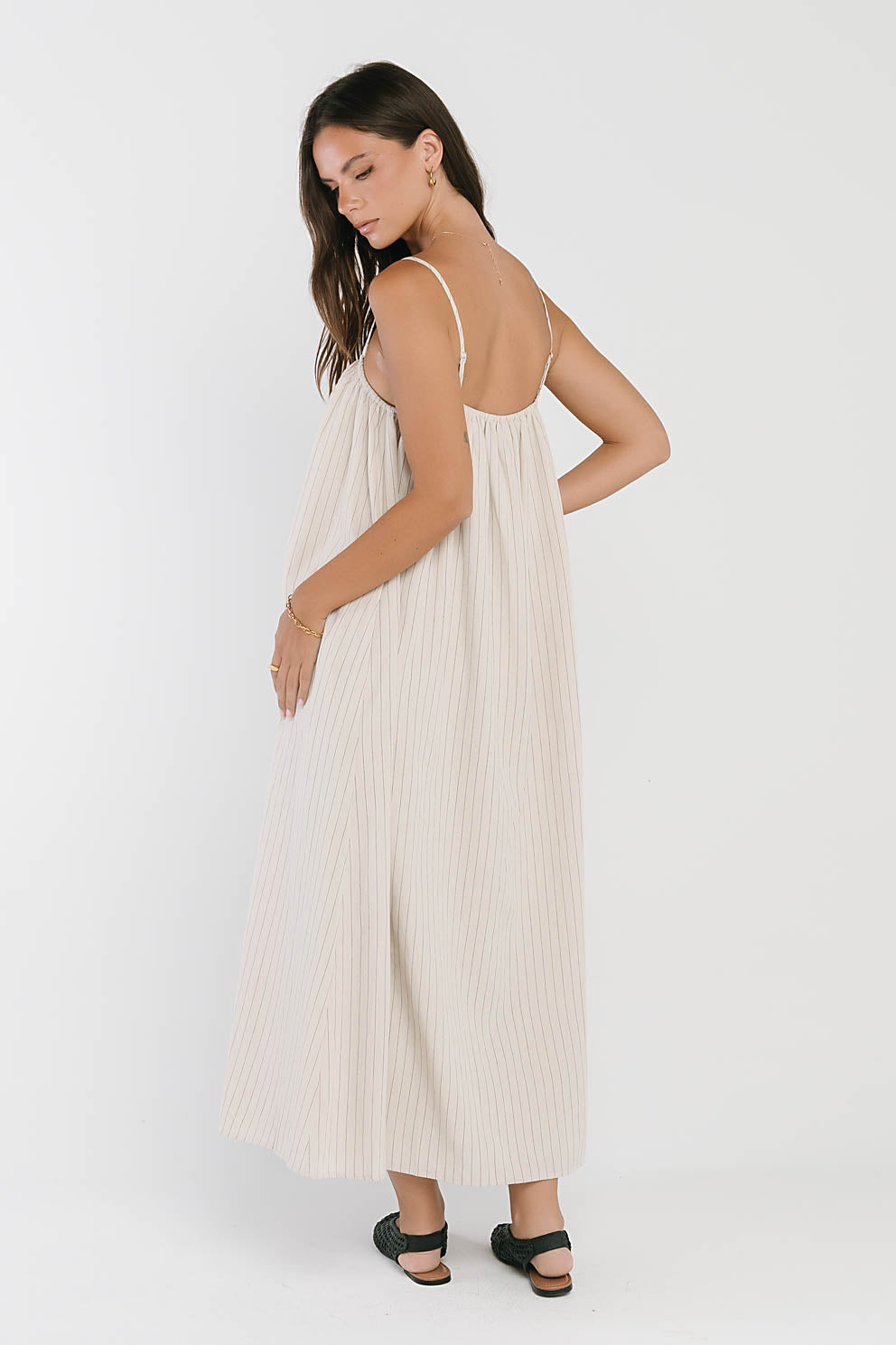 Lorraine Linen Maxi Dress