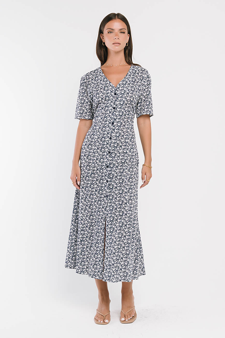 Lorie Maxi Dress in Blue