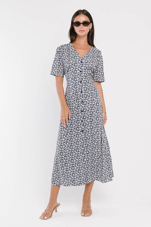 Lorie Maxi Dress in Blue