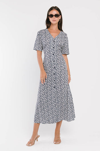 Lorie Maxi Dress in Blue