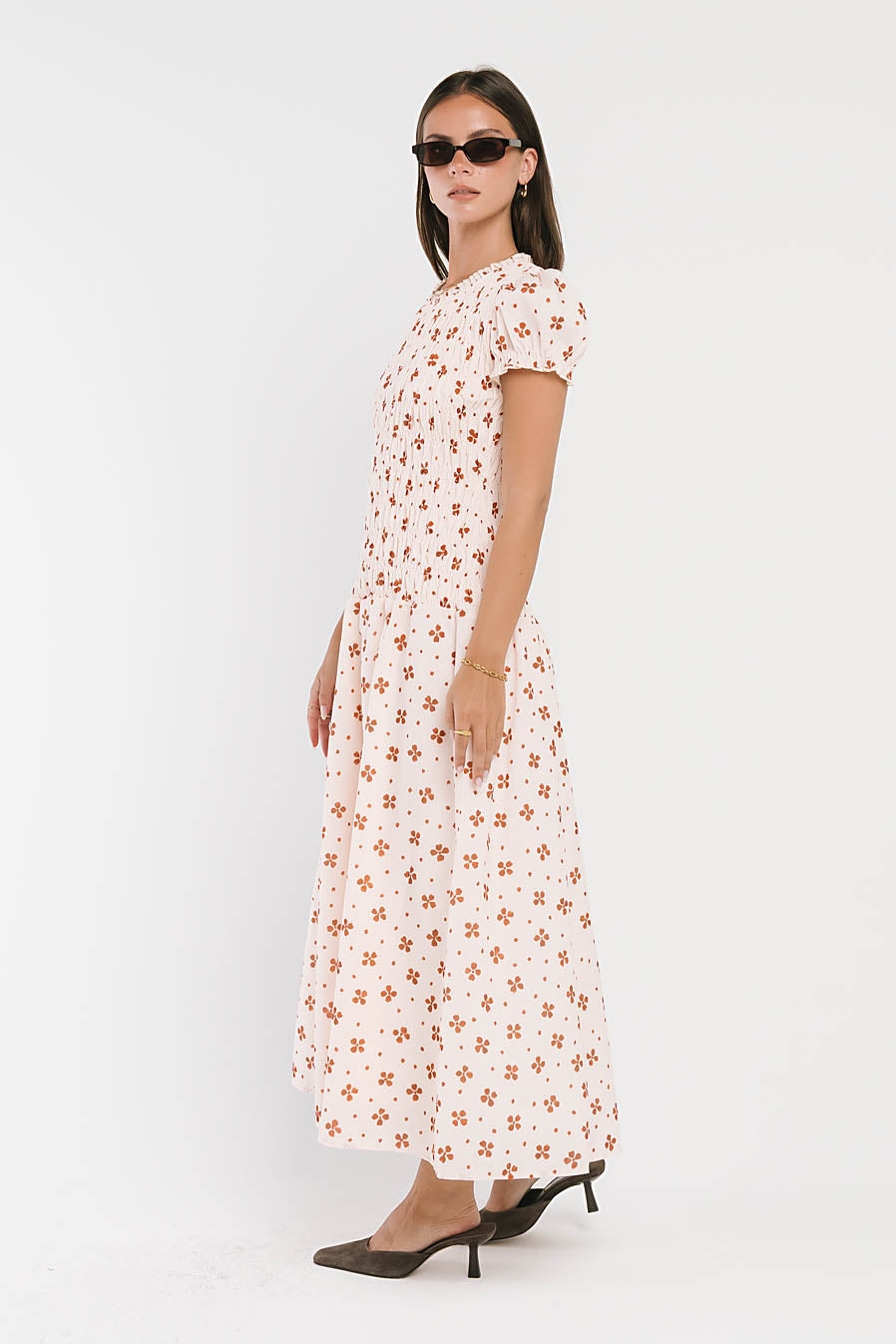 Opal Maxi Dress in Beige
