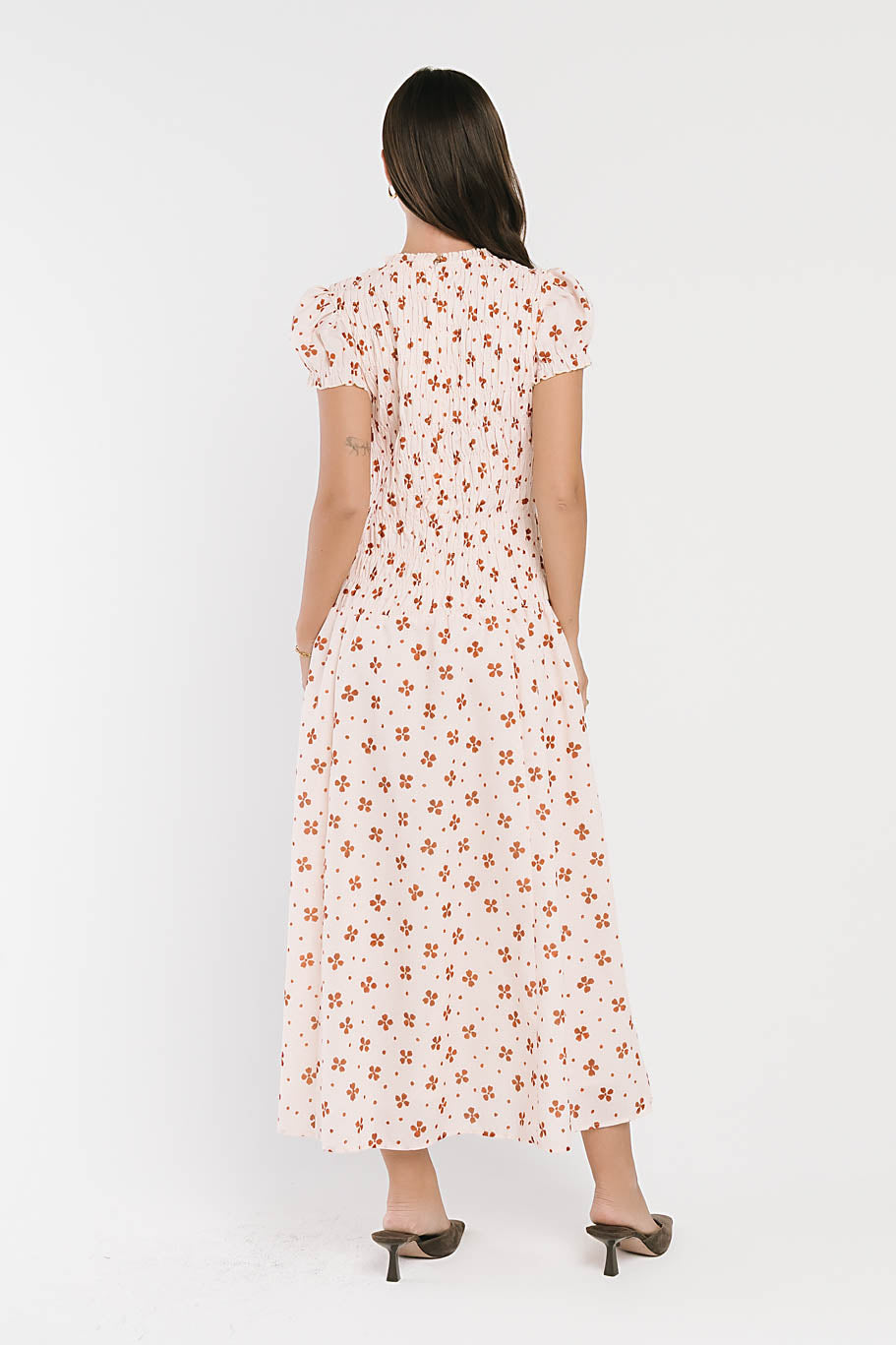 Opal Maxi Dress in Beige