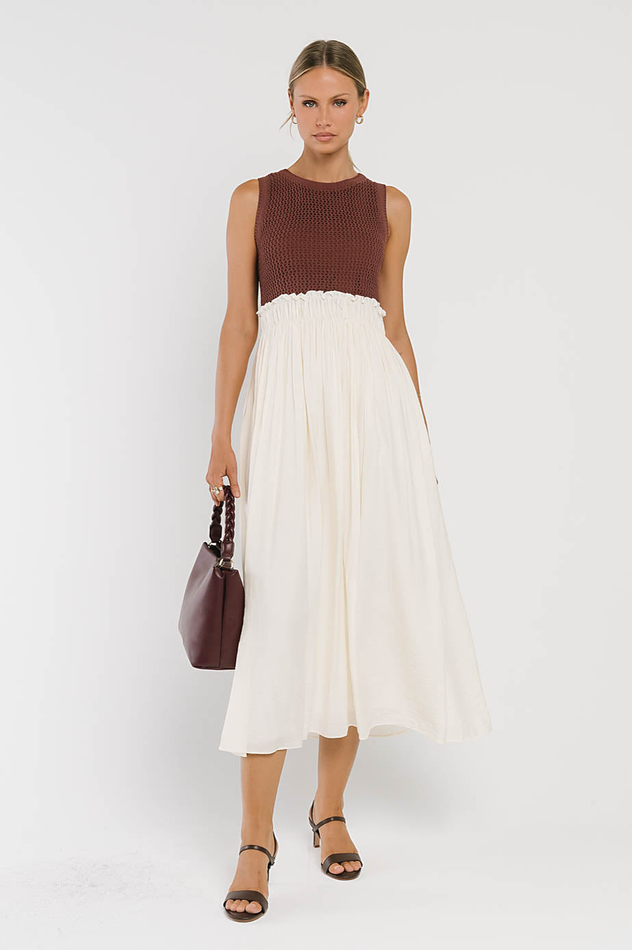 Serafina Maxi Dress in Marsala