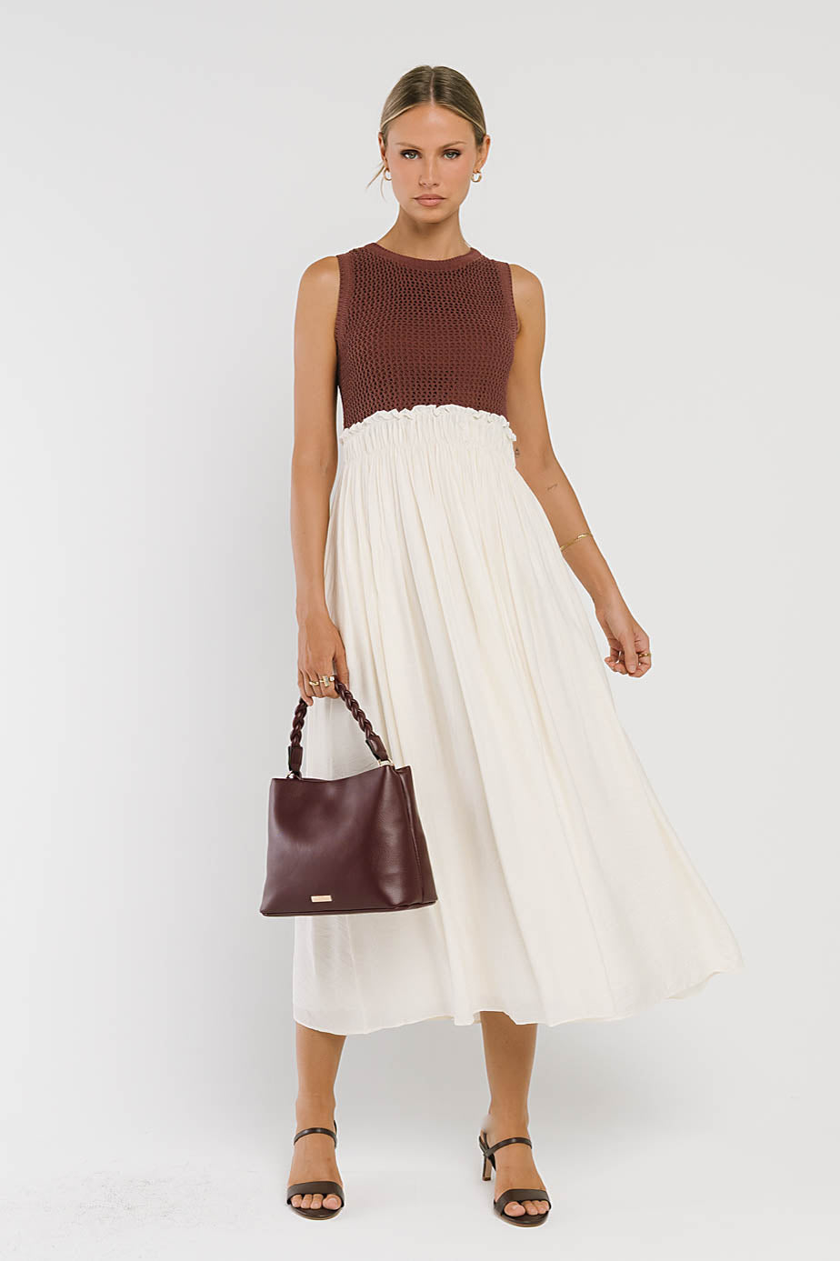 Serafina Maxi Dress in Marsala