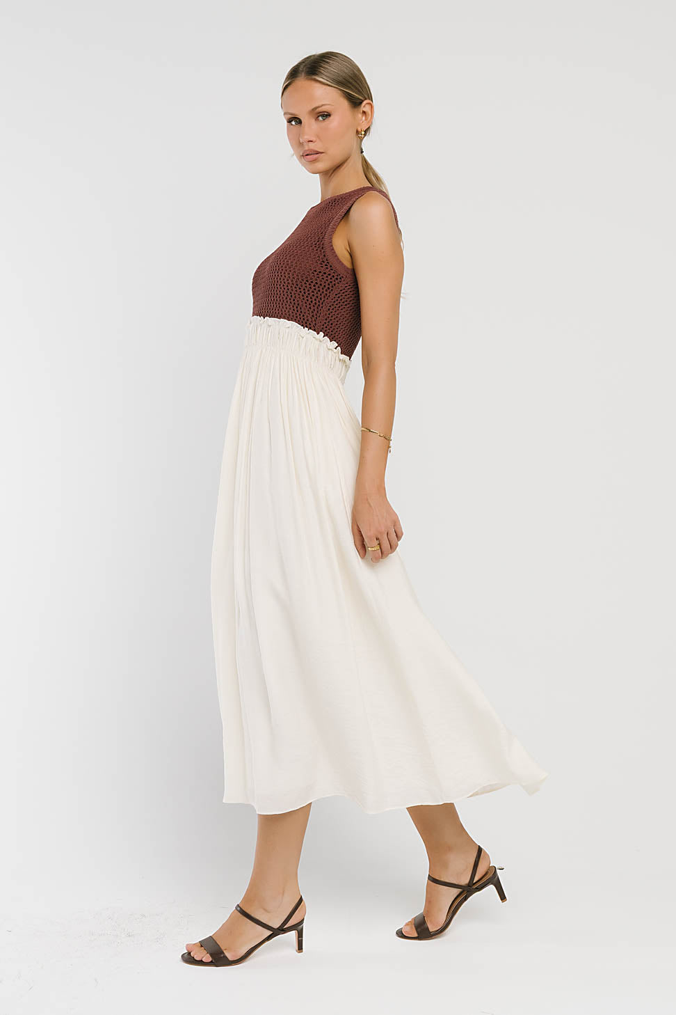 Serafina Maxi Dress in Marsala