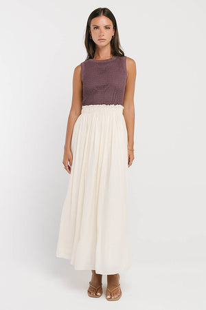 Serafina Maxi Dress in Plum