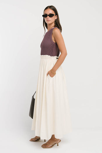 Serafina Maxi Dress in Plum