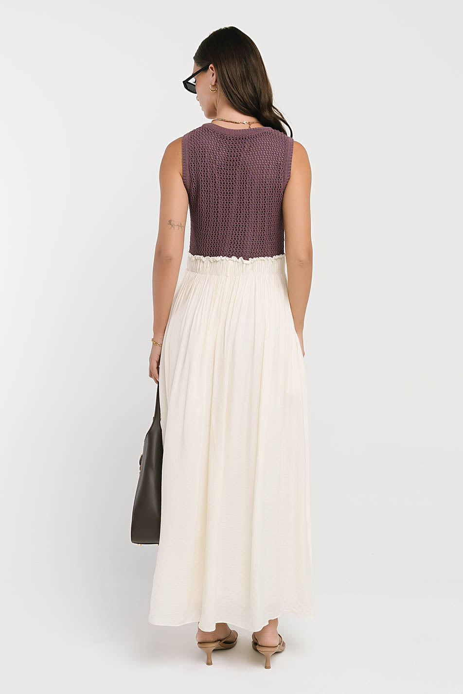 Serafina Maxi Dress in Plum