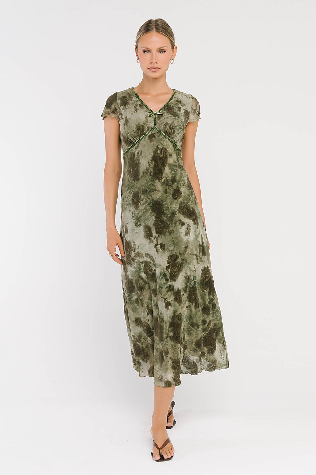 Neo Mesh Maxi Dress