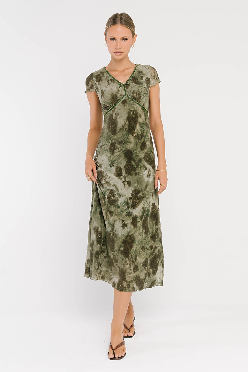 Neo Mesh Maxi Dress