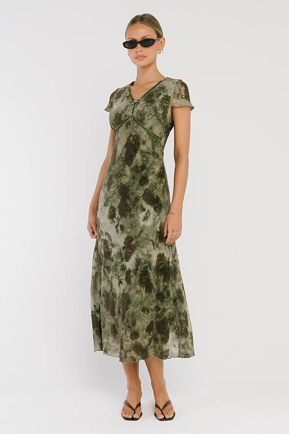 Neo Mesh Maxi Dress
