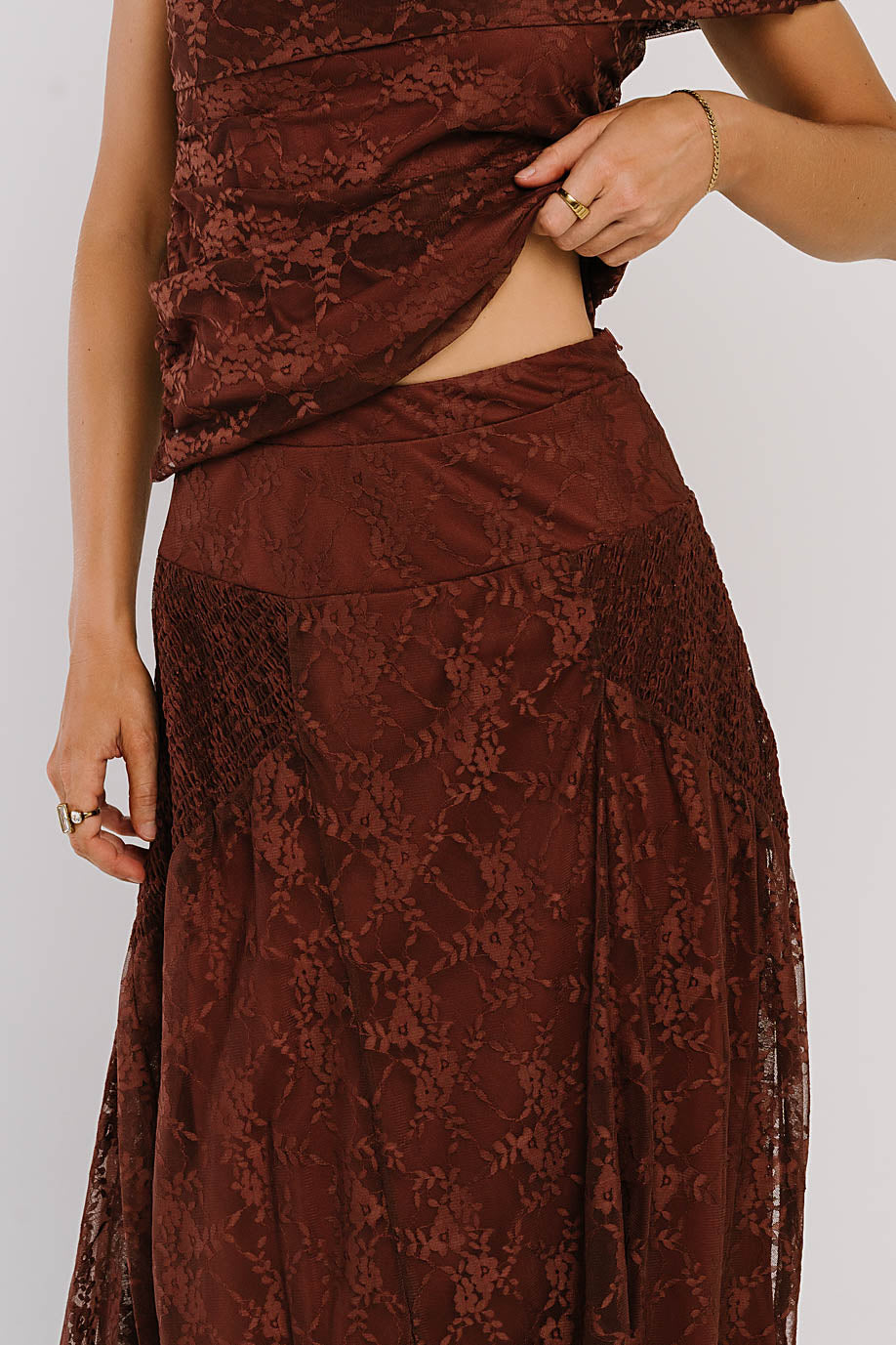 Cleo Lace Maxi Skirt