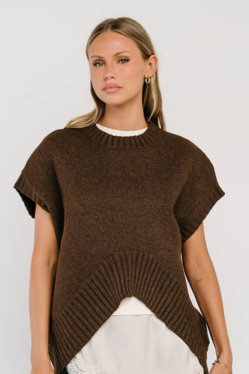 Paloma Knit Sweater in Brown