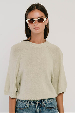 Camille Oversized Sweater in Mint