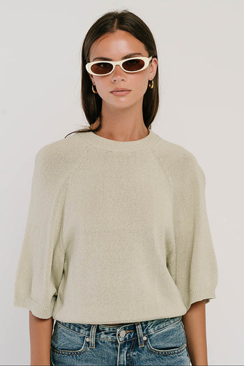 Camille Oversized Sweater in Mint