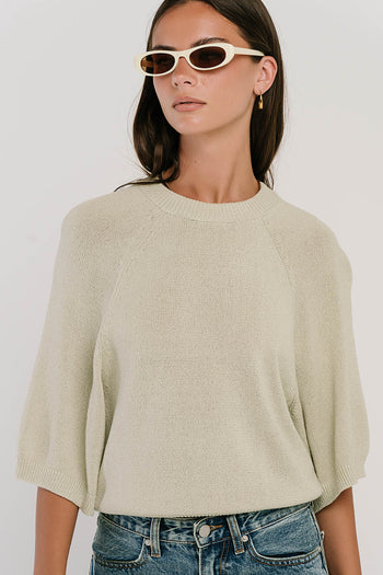 Camille Oversized Sweater in Mint