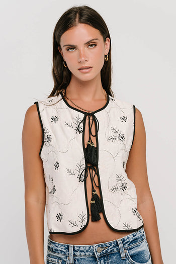 Camri Embroidered Vest