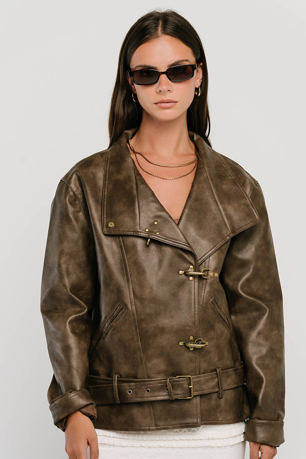 Danika Vegan Leather Jacket