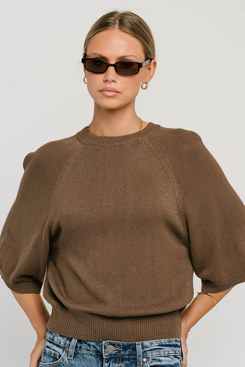 Camille Oversized Sweater in Brown