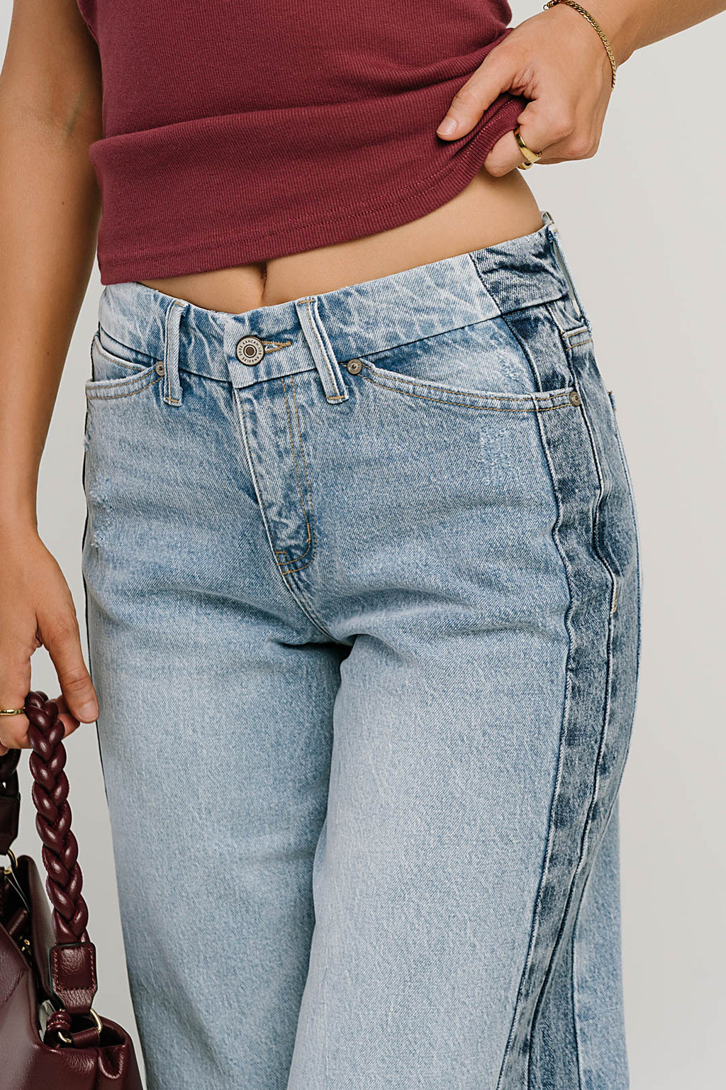 Emie High Rise Wide Leg Jeans