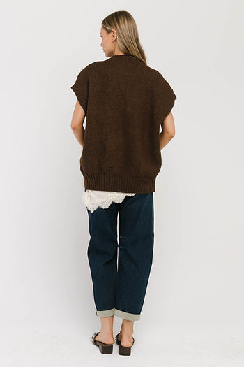 Paloma Knit Sweater in Brown