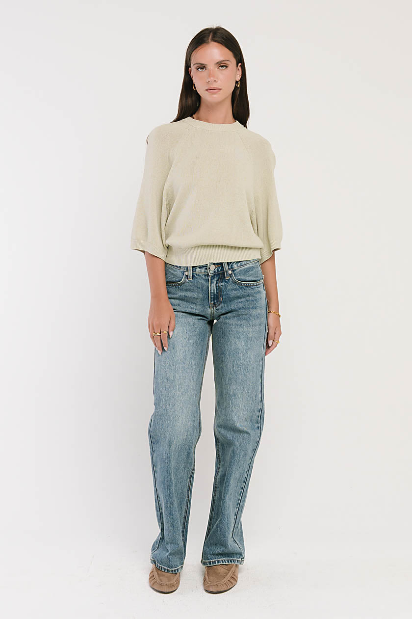 Camille Oversized Sweater in Mint