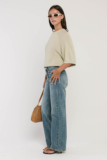 Camille Oversized Sweater in Mint