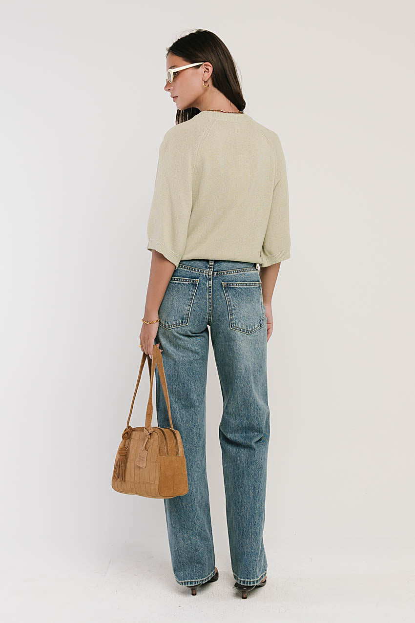 Camille Oversized Sweater in Mint