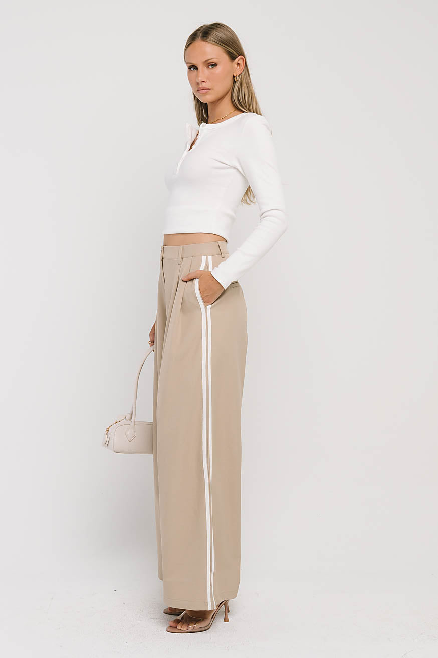 Louisa Pleated Wide Leg Pants