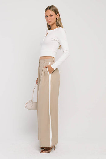 Louisa Pleated Wide Leg Pants