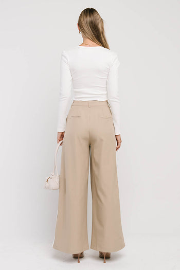 Riley Henley Top in Ivory