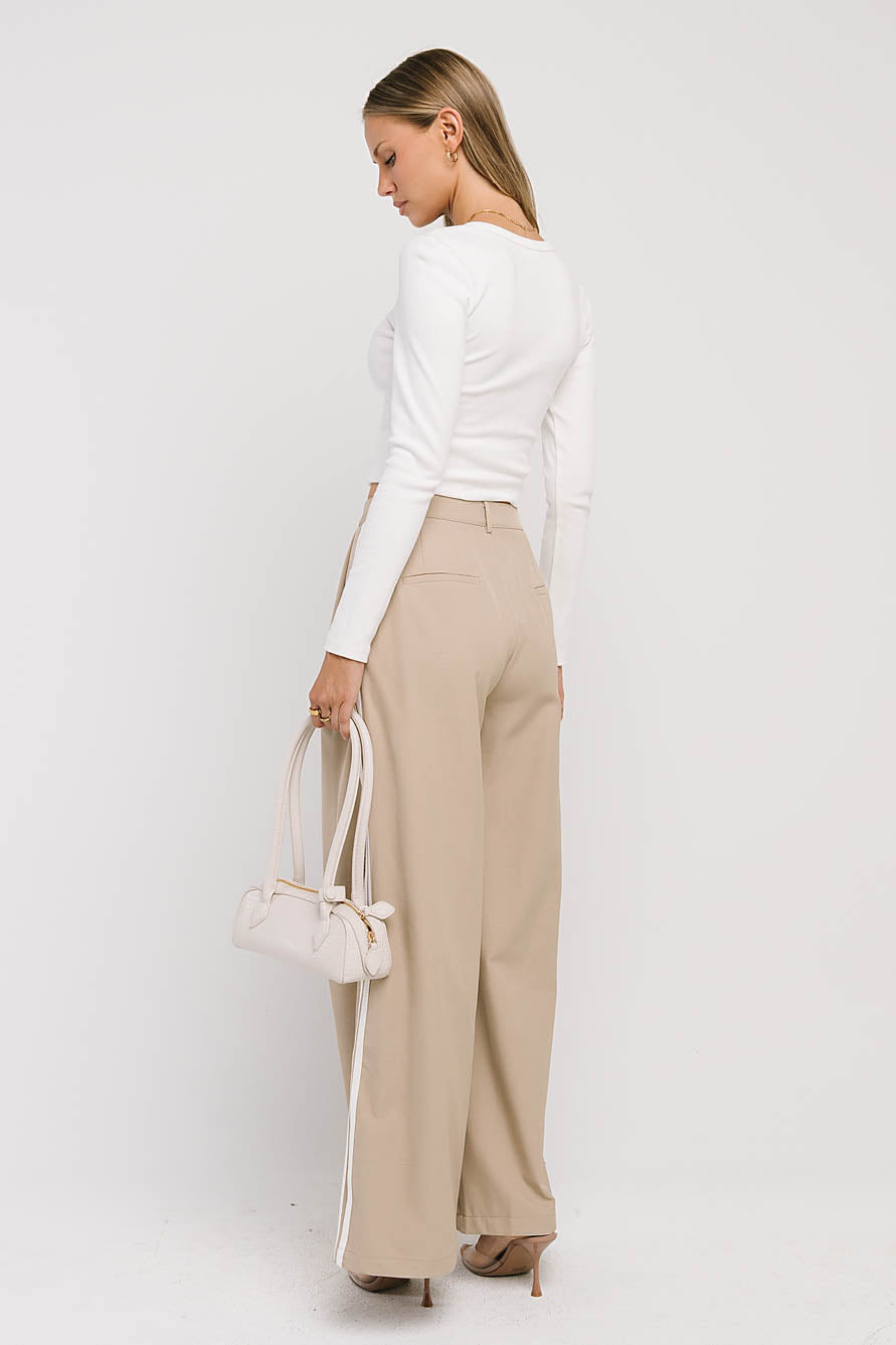 Riley Henley Top in Ivory