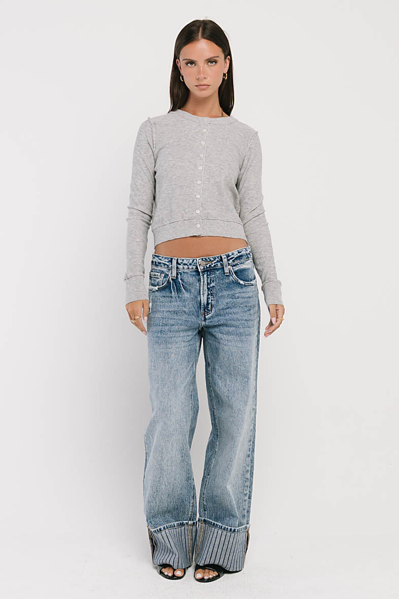Christy Knit Sweater in Grey