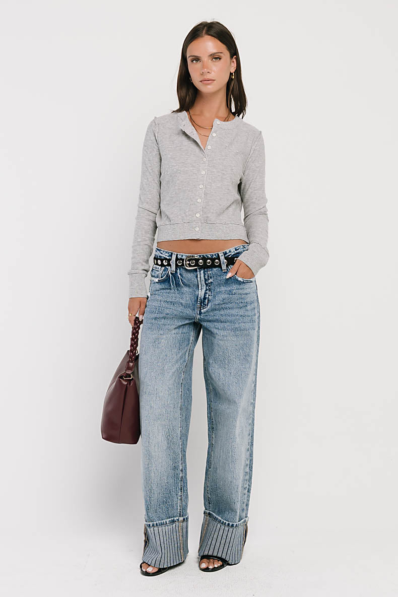 Christy Knit Sweater in Grey