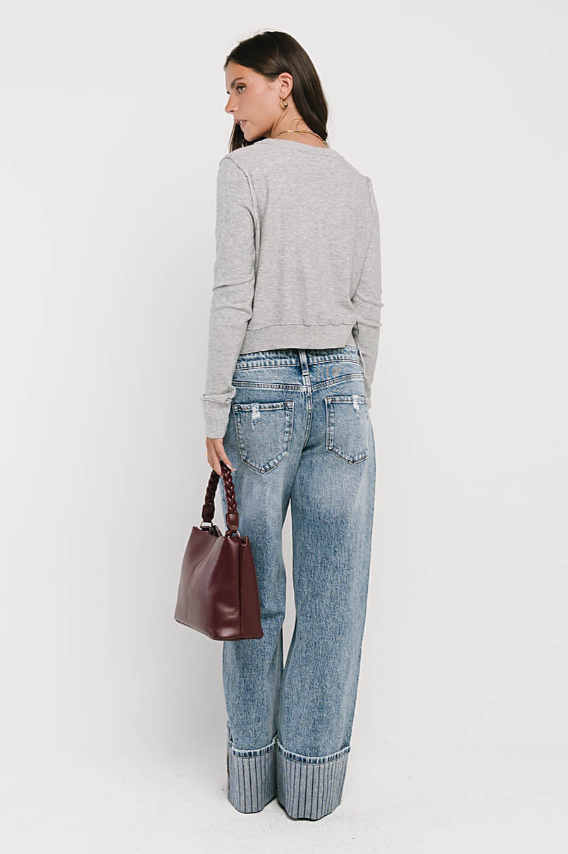 Christy Knit Sweater in Grey
