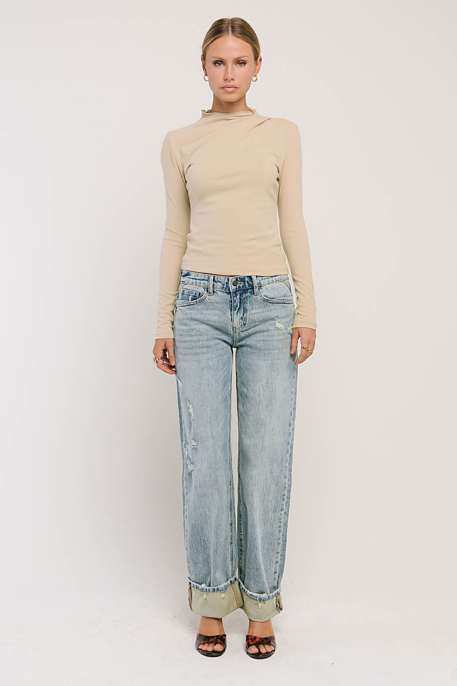 Jeni Low Rise Loose Baggy Jeans