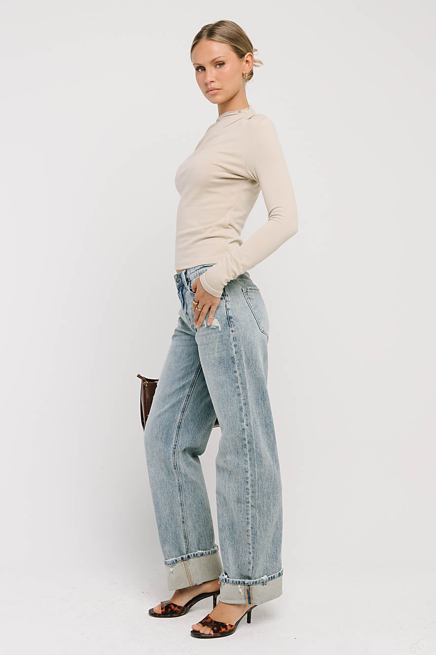 Jeni Low Rise Loose Baggy Jeans