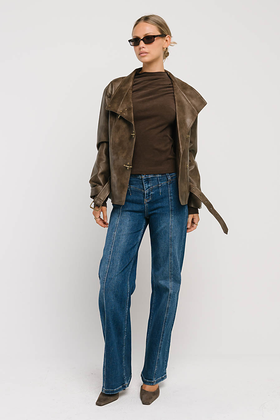 Maya High Rise Wide Leg Jeans