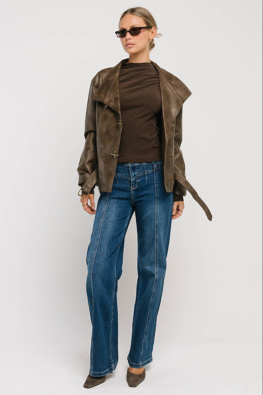 Danika Vegan Leather Jacket