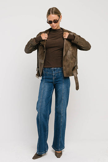 Danika Vegan Leather Jacket