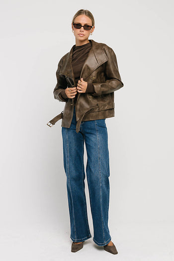 Maya High Rise Wide Leg Jeans