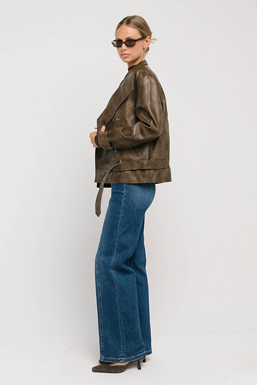Danika Vegan Leather Jacket