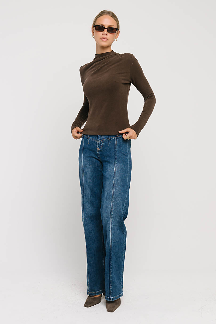 Maya High Rise Wide Leg Jeans