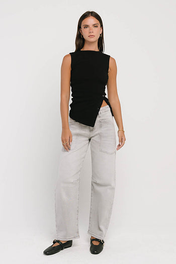 Lyla Mid Rise Barrel Jeans