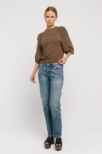 Camille Oversized Sweater in Brown