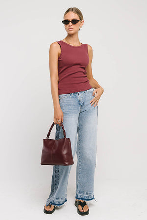 Emie High Rise Wide Leg Jeans